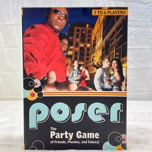 Poser The Party Game of Friends Phonies & Fakery 2007 Babooshnik New Sealed